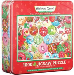 EUROGRAPHICS 1000 db-os puzzle fém dobozban - Christmas Donuts (8051-5660) (8051-5660)
