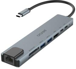 Araree Multi Hub 8w1 AM81 fekete AR60-01379A