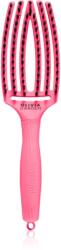 Olivia Garden Fingerbrush L´amour perie de tip paletă pentru păr Hot Pink 1 buc