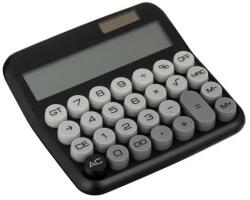 Welora Számológép szürke billentyűkkel, 12 számjegy, 15x3, 5x14, 5 cm, fekete színű (JM1238622)