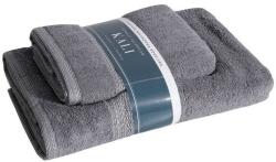 Eurofirany 2 db pamut fürdőlepedő készlet, Kali Steel, szürke, 70 x 140/50 x 90 cm (1251988)