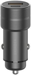 Energea autós töltő 1xUSB+1xUSB-C PD-QC3.0 38W pisztolyacél Alu Drive PD20+