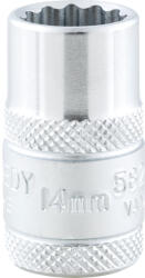 Cromwell 1/2" a/f dugókulcs 3/8" meghajtóval ken5825480k