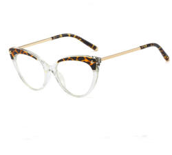 Techsuit Anti-Blue Light Szemüveg Techsuit Reflex TR90 (F93308) - Macskaszem - Átlátszó / Leopárd