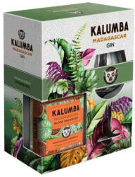 Kalumba Madagascar Blood Orange gin 0, 7l 37, 5% +1 pohár PDD DRS