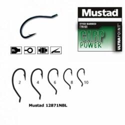 Mustad Carlig Mustad Negru Crap Ochi Revers Nr. 2 (M.12871BL.2)