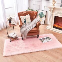 Topspitgo Rózsaszín Műszőrme Szőnyeg - Puha Lakásdekor 70x135 cm Méretben (X001DHVM31)