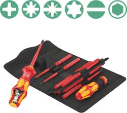 Wera Trusa VDE Turbo i 1 cu surubelnita Turbo si biti interschimbabili 16 piese WERA Kraftform Kompakt 05006640001 (WR05006640001) Surubelnita