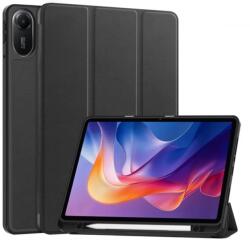 Gigapack redmi pad 2 tok álló, bőr hatású aktív flip, ceruza tartó, fekete (GP-171811) - ipon