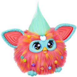 Hasbro Furby: Interaktív plüssjáték, korall színű, angol nyelvű (240241)
