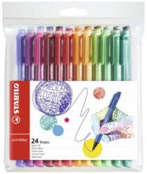 STABILO Fineliner Stabilo Pointmax, 0.8 mm, 24 culori/set, etui carton Arty SW4882401