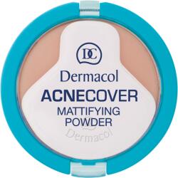 Dermacol Acne Cover pudra compacta pentru ten acneic culoare Shell 11 g | Dermacol Acnecover Mattifying Powder pudră compactă mată pentru ten problematic 11 g Shell