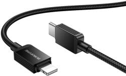BOROFONE Cablu de Alimentare, USB-C la iP, 27W, 1m - Borofone Placer (BX120) - Black (KF2357205) - vexio