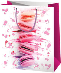 Cardex Cardex: Exkluzív macaron mintás nagy ajándéktáska 26x13x33cm (50275C)