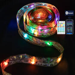 SantaClaus KA412432 Bluetooth Alacsony Feszültségű Arany Széles Szalag RGBic 10 m