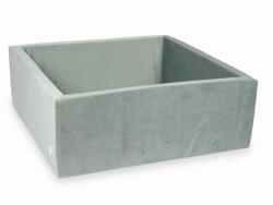  Száraz medence 110x110x40 Bársony szürke golyók nélkül