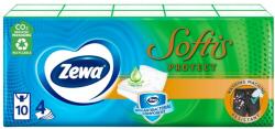 Zewa Softis Protect 4 rétegű Papír zsebkendő 10x9db (830377)