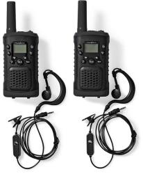 Nedis wltk0610bk walkie-talkie készlet, 2 kézibeszélő 6 km-ig, 8 csatorna, 38 alcsatorna, 61 dcs kód, ptt/ vox, led lámp WLTK0610BK (WLTK0610BK)