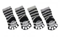 Flamingo kutyazokni - fekete/szürke 4 db (145777)