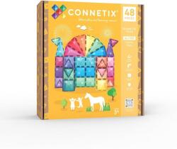 Connetix CONNETIX® Glitter Castle Pack магнитен строителен комплект 48 бр (CT-G-00048-GP)