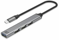 ACT AC6425 4-portos USB2.0 HUB Grey (AC6425) - oneclick