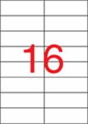 APLI Etikett, univerzális, 105x37 mm, extra erős, APLI Super Sticky, 1600 etikett/csomag