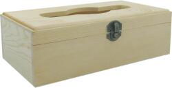 PENTART 25x13, 5x8 cm fekvő, nyitható tetejű papírzsebkendő tartó doboz 5873 (5873)