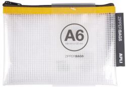 APLI Iratrendező tasak, cipzáras, A6, APLI, vegyes színek - oneclick