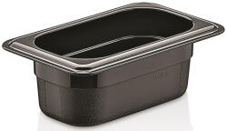  Polikarbonát GN edény 1/9 65 mm - fekete (GNP-1965-B)