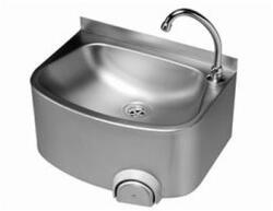 Hazai Kézmosó - Fali térdkapcsolóval gömbölyített (IPA73)