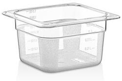 Hazai Polikarbonát GN edény 1/6 100 mm (GNP-16100)