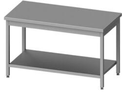  Stalgast - Rm munkaasztal alsó polccal 1600x600x850 mm összeszerelhető (950106160)