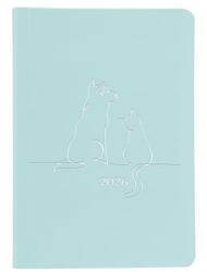 TopTimer Naptár, tervező, A5, heti, TOPTIMER Pastel, kék