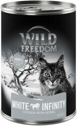 Wild Freedom 24x400g Wild Freedom Adult nedves macskatáp-White Infinity - ló & csirke