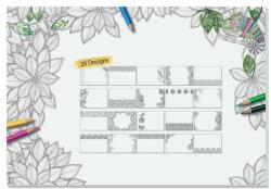SIGEL Könyökalátét, 595x410 mm, felnőtt színezővel, SIGEL - oneclick