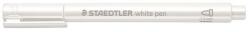 STAEDTLER Dekormarker, 1-2 mm, kúpos, STAEDTLER 8323, fehér