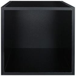 Muziker Vinyl Records Cube Case Doboz LP lemezekhez Black (MUZR73)