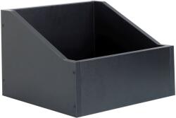 Muziker Vinyl Records Cube Case Doboz LP lemezekhez Black (MUZR73A)