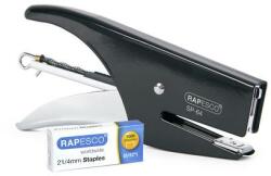 Rapesco Tűzőgép, kézi, 21/4, 12 lap, RAPESCO SP-64, fekete