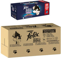 FELIX 120x85g Felix Fantastic Húsválogatás nedves macskatáp+44x85g nedvestáp ingyen
