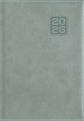 Dayliner Naptár, tervező, B6, heti, DAYLINER Square, szürkéskék