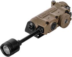 Streamlight Lanternă pentru cască Streamlight Sidewinder Stalk Helmet Clips Arc Rail Mount Coyote - 76 lumeni