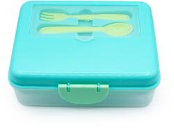 Melii kétszintes snack doboz, zöldeskék (790693215101) (790693215101)