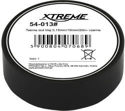 XTREME Fekete PVC szigetelőszalag 19 mm × 20 m - 54-013- (54-013)