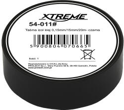 XTREME Fekete PVC szigetelőszalag 15 mm × 20 m - 54-011- (54-011)