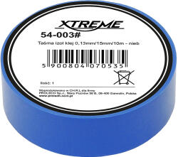 XTREME Szigetelőszalag 0, 13mm/15mm/10m - kék 54-003# (54-003)