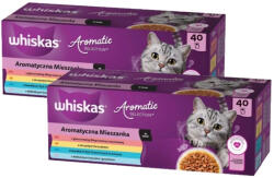 Whiskas WHISKAS Adult Aromatic Mix tasakok 80x 85 g - nedves macskaeledel