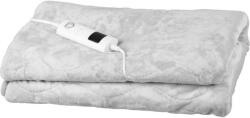 MagicHome elektromos fűthető takaró, szürke, 180 × 130 cm, 9 fokozatú hőmérséklet-szabályozással, időzítő funkcióval (max. 9 óra), puha flanel anyagból, mosógépben mosható (TC2211832)