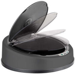  Szenzoros szemetestető, 32 × 32 × 9, 5 cm, automatikus nyitás, érintésmentes higiénia, 4 db AA elemmel működő, manuális gombokkal (HOP1001011)