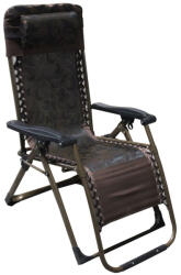 ST Leisure Equipment HAVANA állítható napozóágy - fekete/barna - 70x165x110cm (TC802151)